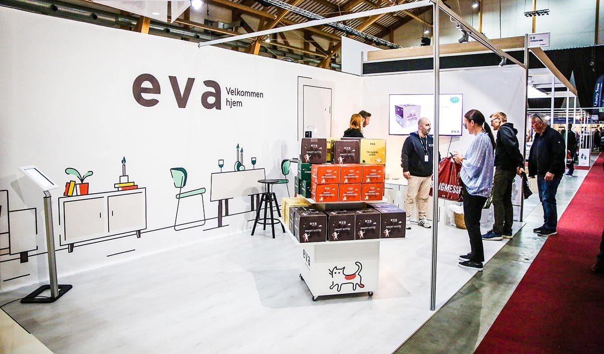 Messestand for Eva smarthus